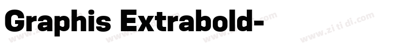 Graphis Extrabold字体转换